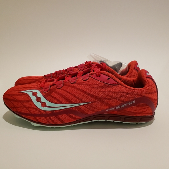 MSRP$65 SAUCONY RACING VENDETTA Red Running Shoes - Picture 5 of 8